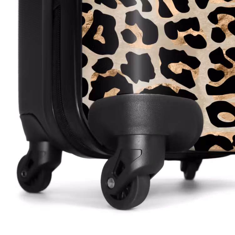 Koffer - Dierenprint - Bruin - Panter — 6