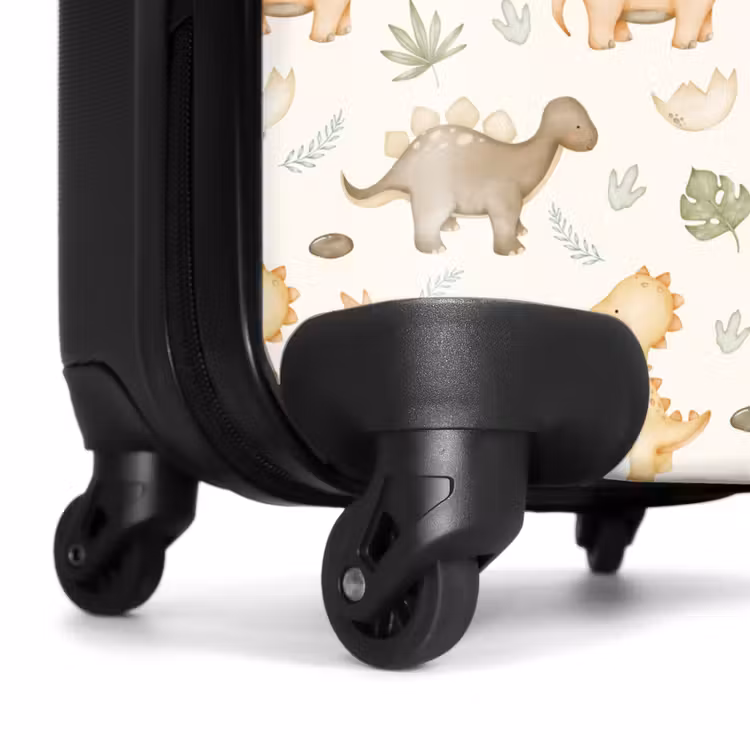 Koffer - Dino patroon in pastelkleuren — 6