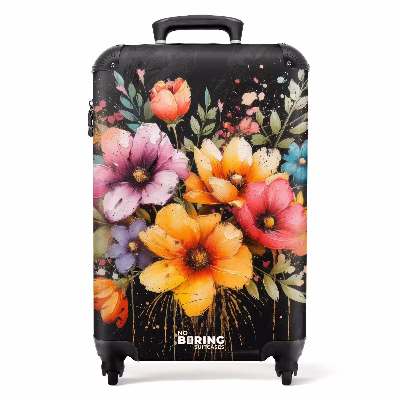Koffer - Bloemen in graffiti stijl — 1