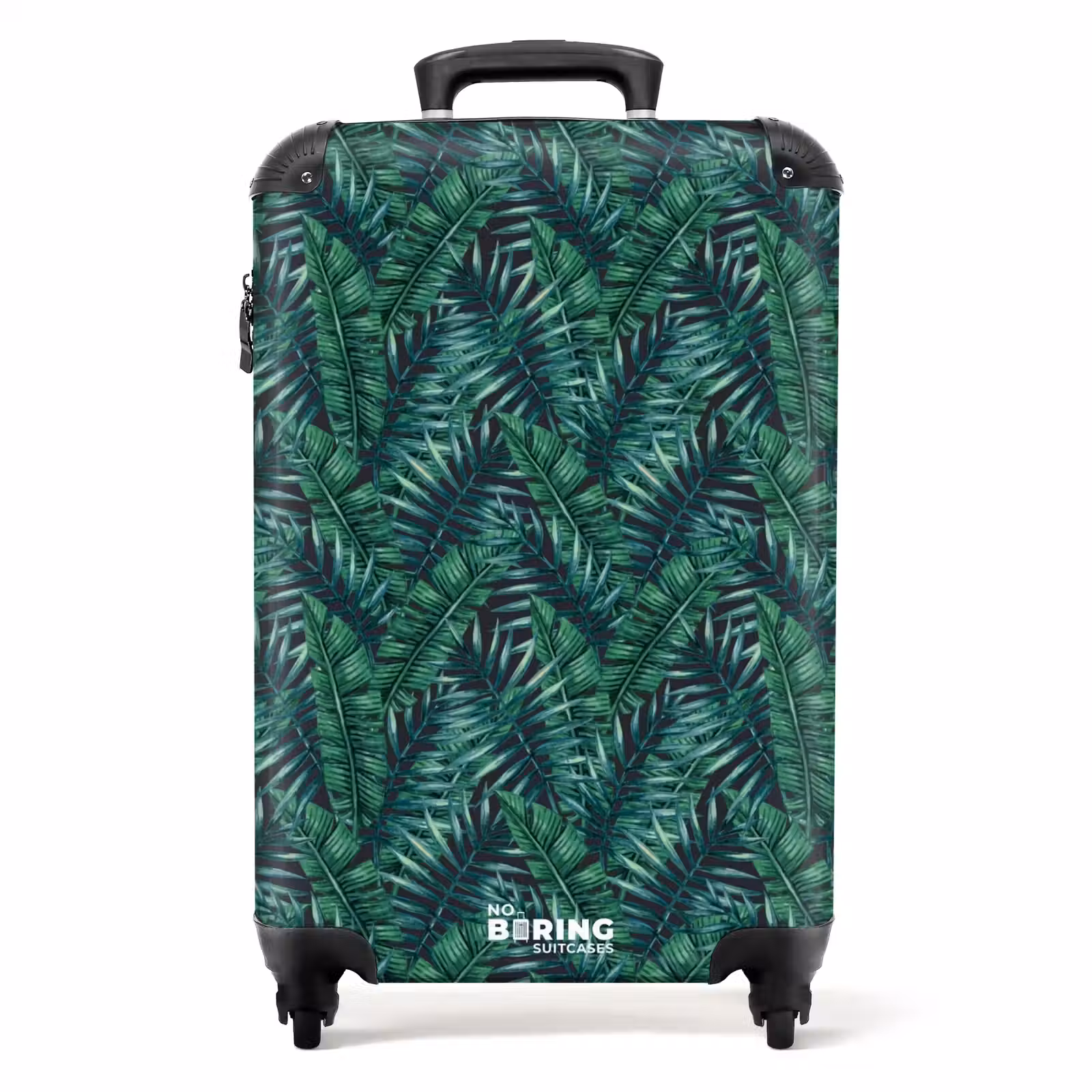 Koffer - Palm bladeren patroon groen — 1