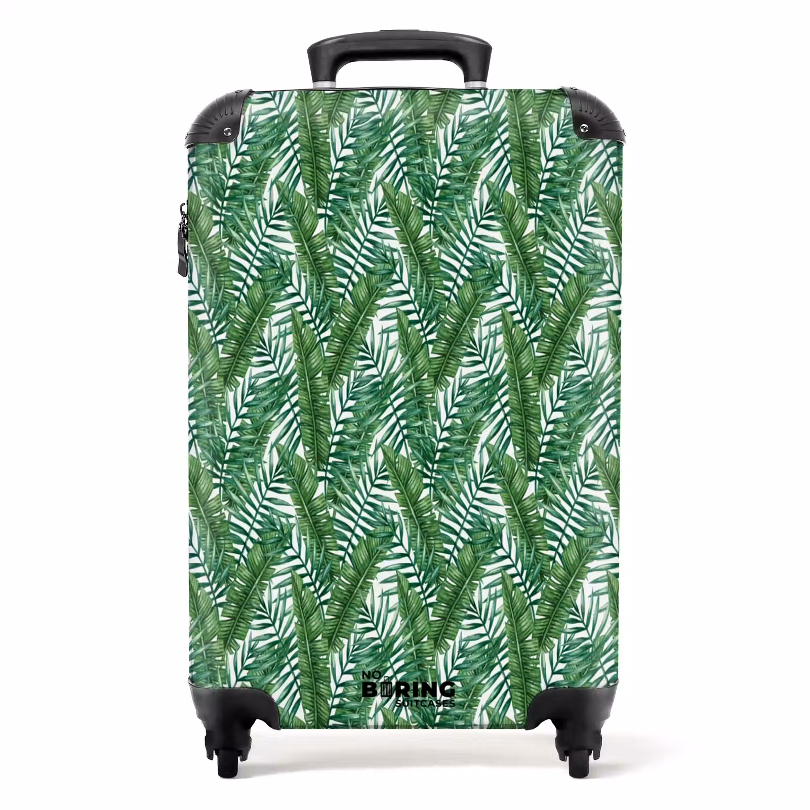 Koffer - Palm lange bladeren patroon groen — 1