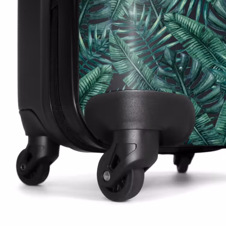Koffer - Palm bladeren monstera donker patroon — 6