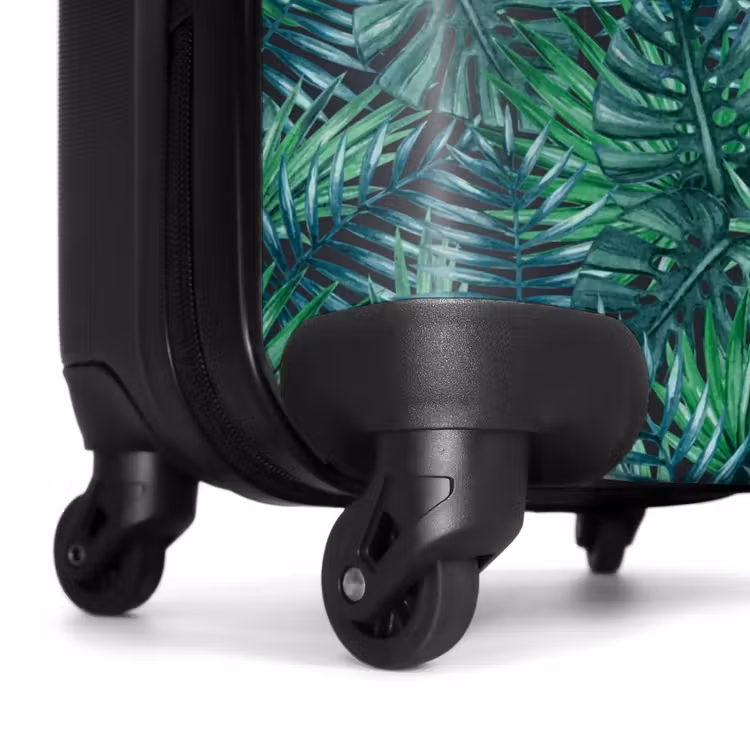Koffer - Palm bladeren monstera patroon groen — 6