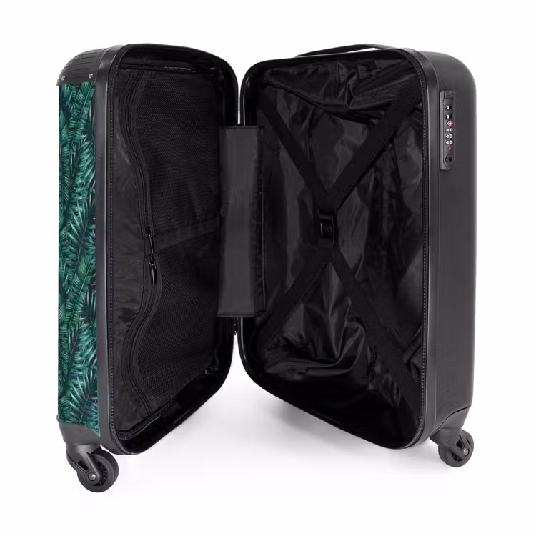 Koffer - Palm bladeren patroon groen — 3