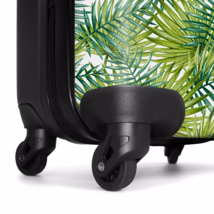 Koffer - Palm bladeren patroon licht groen — 6