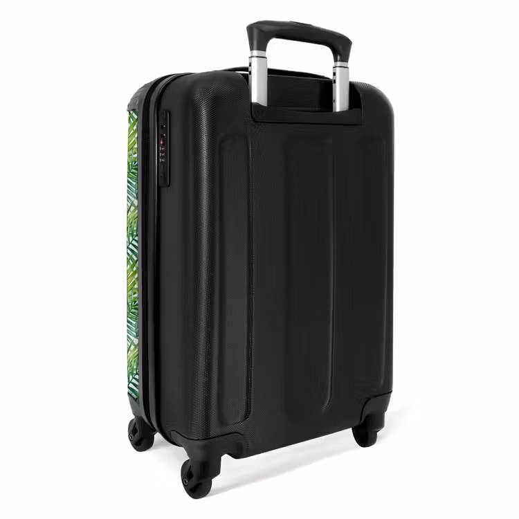 Koffer - Palm diverse bladeren patroon groen — 2