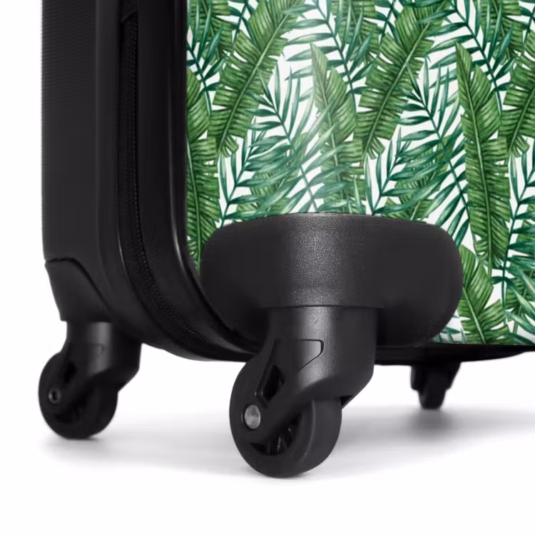 Koffer - Palm lange bladeren patroon groen — 6