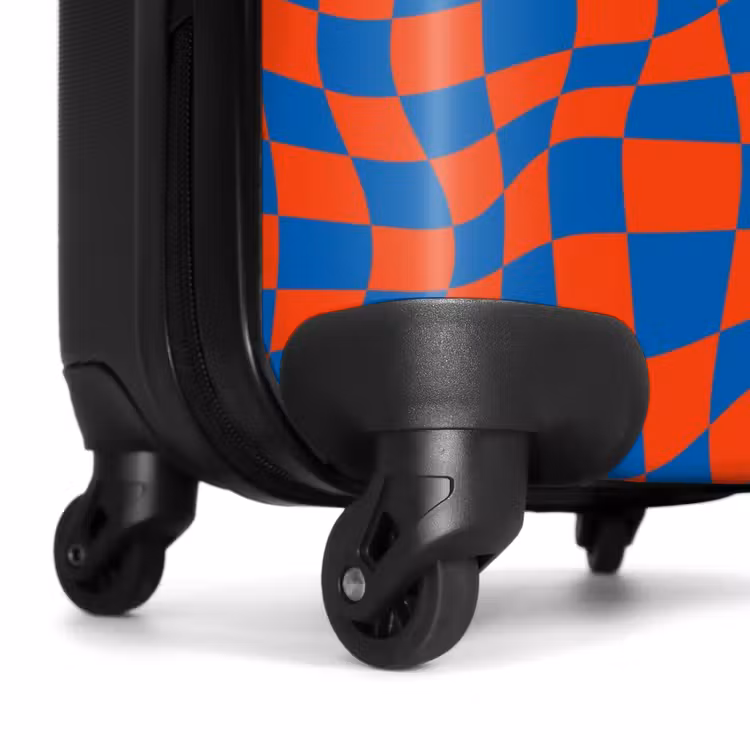 Koffer - Patronen - Optische illusie in rood en blauw — 6