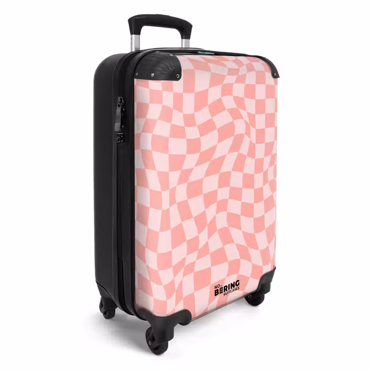 Koffer - Squares - Roze golven — 4