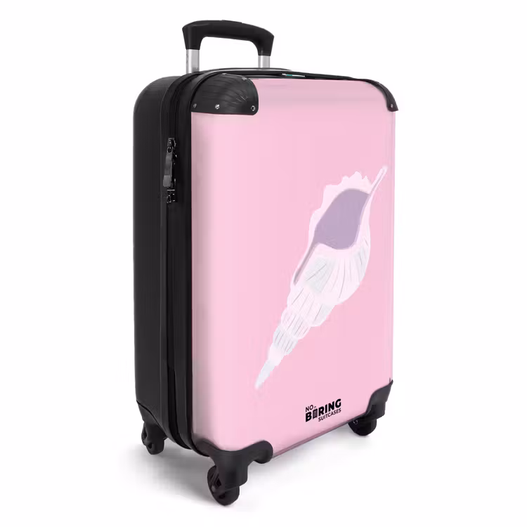 Koffer - Summer memories - Schelpenkunst op roze — 4