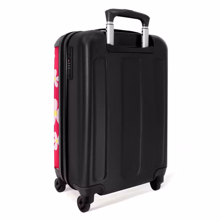 Koffer - Madeliefjesmania hotpink — 2