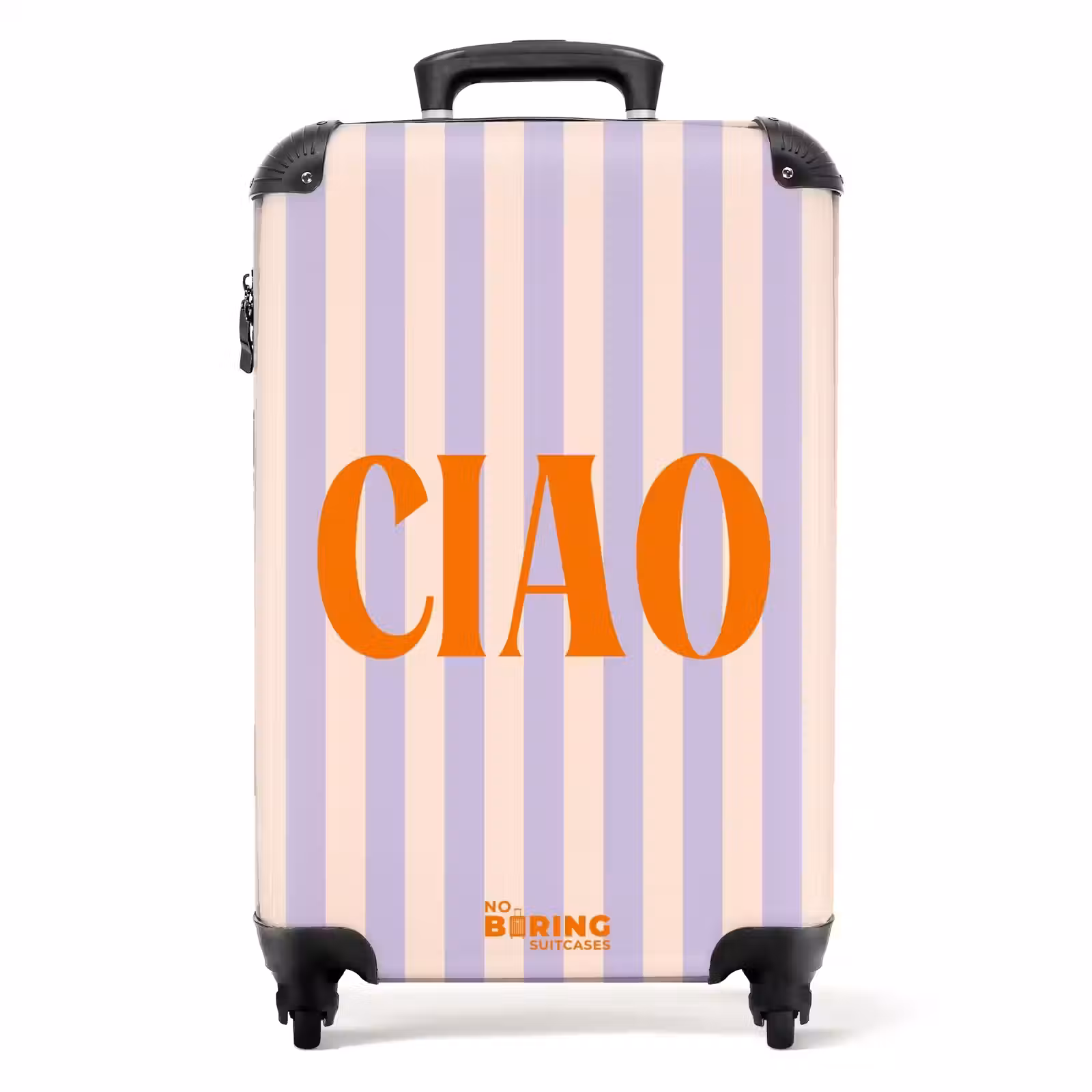 Koffer - Quotes - Ciao pastel lila en zalmkleur — 1