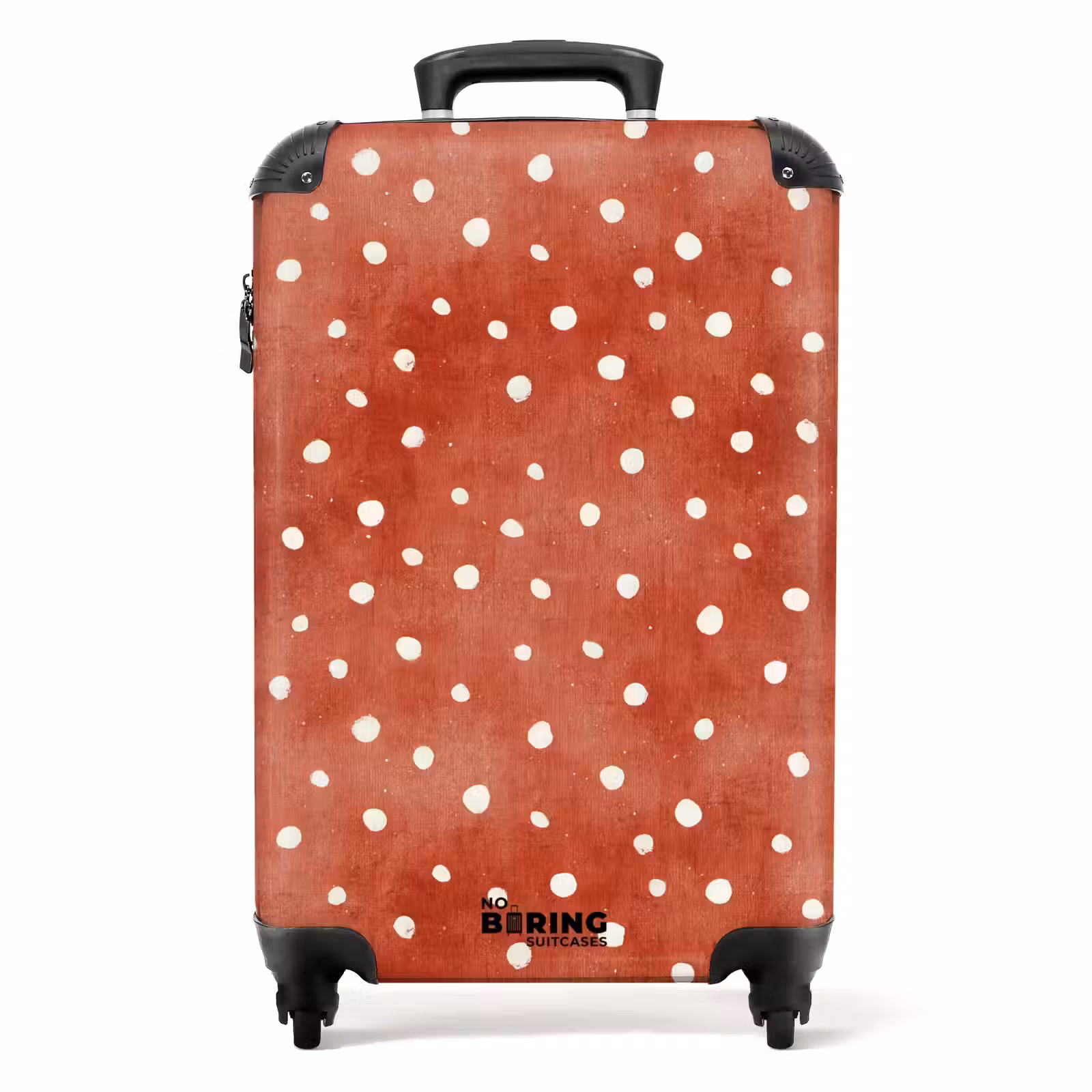 Koffer - Stippen patroon rood — 1