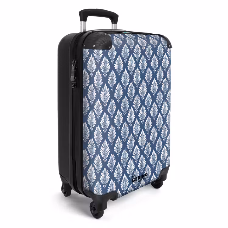 Koffer - Barok patroon blauw — 4