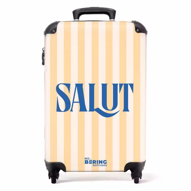 Koffer - Quotes - Salut licht amber en roomwit — 1
