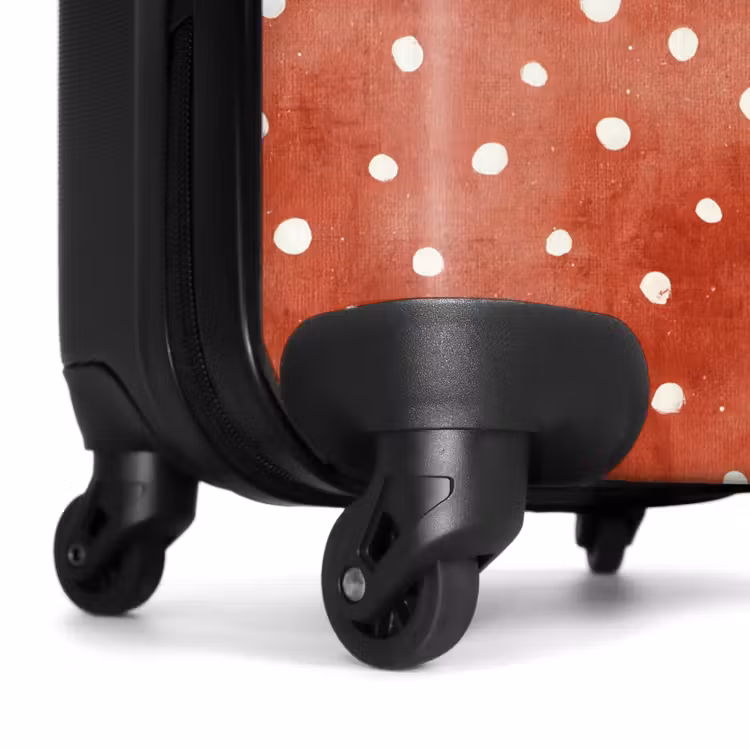 Koffer - Stippen patroon rood — 6