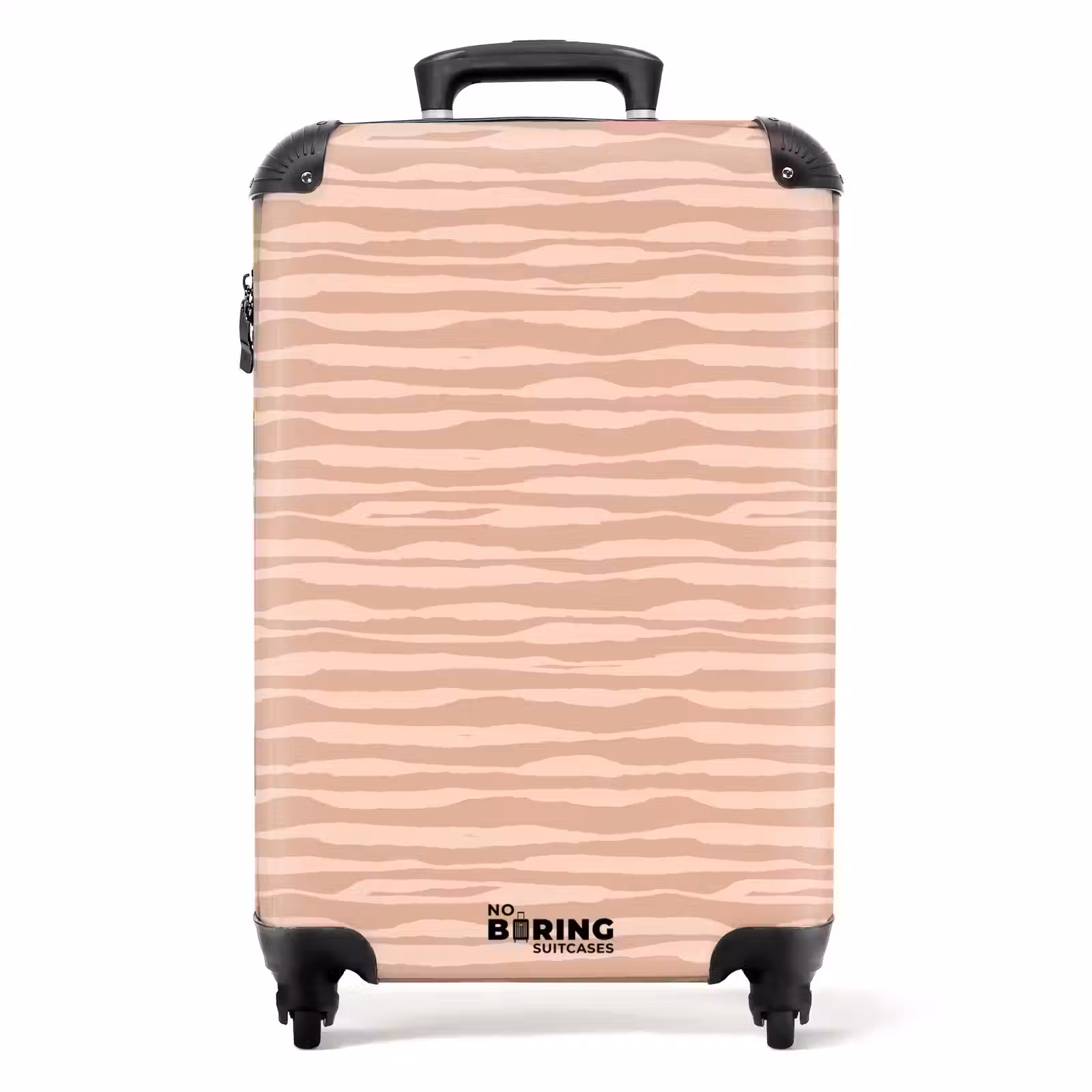 Koffer - Horizontale strepen op beige achtergrond — 1