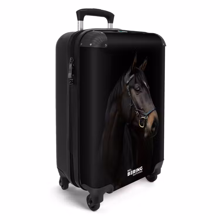 Koffer - Elegant zwart paard — 4