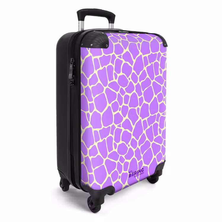 Koffer - Giraffeprint in lavendel — 4