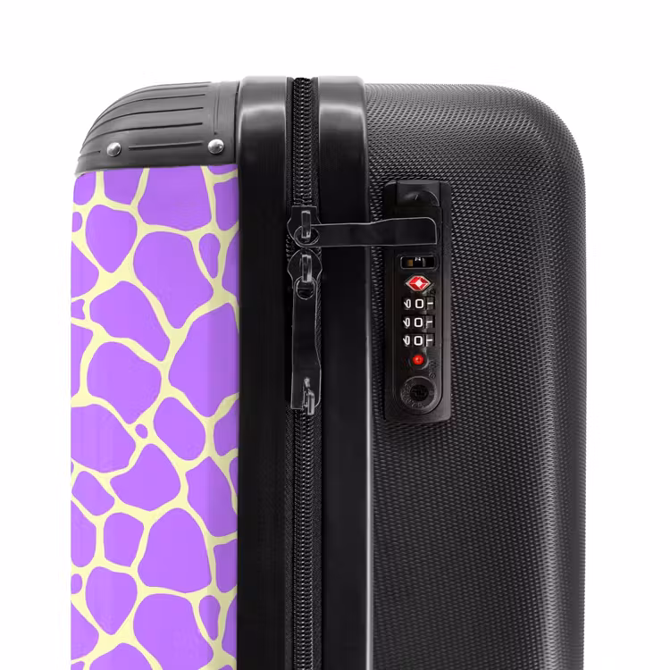 Koffer - Giraffeprint in lavendel — 5