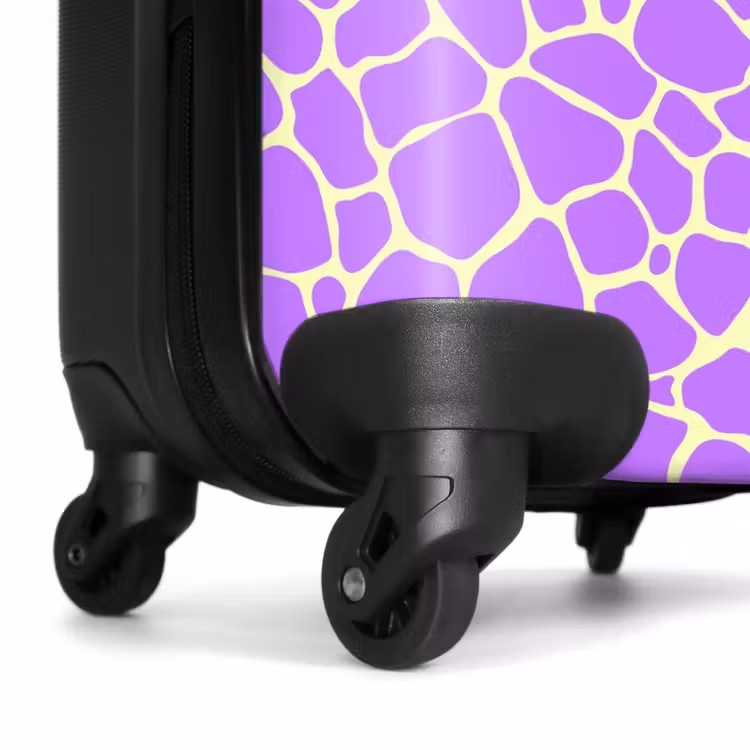 Koffer - Giraffeprint in lavendel — 6