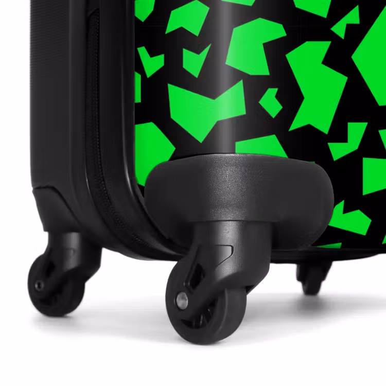 Koffer - Groene fragmenten op zwart — 6