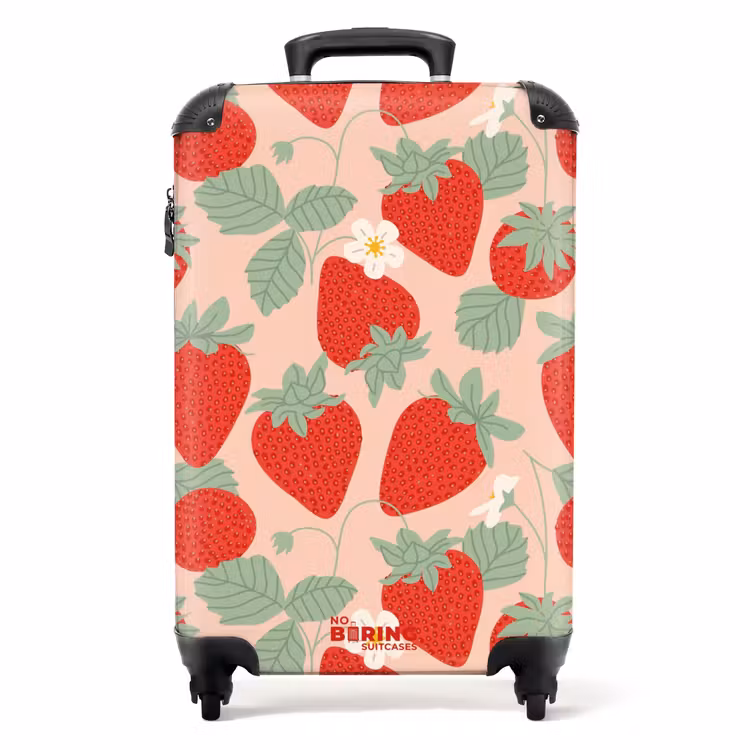 Koffer - Pastel fruit - Aardbeien — 1