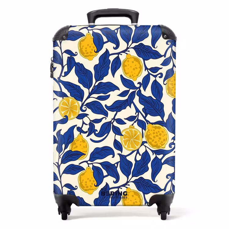 Koffer - Pastel fruit - Vintage citroenen — 1