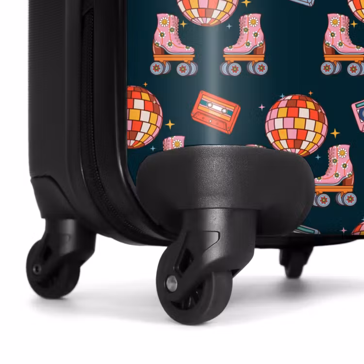 Koffer - Retro disco 70s patroon kleurrijk — 6