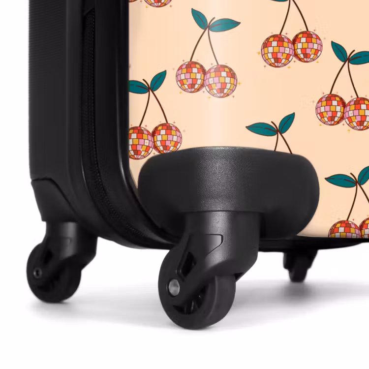 Koffer - Retro disco kersen patroon kleurrijk — 6