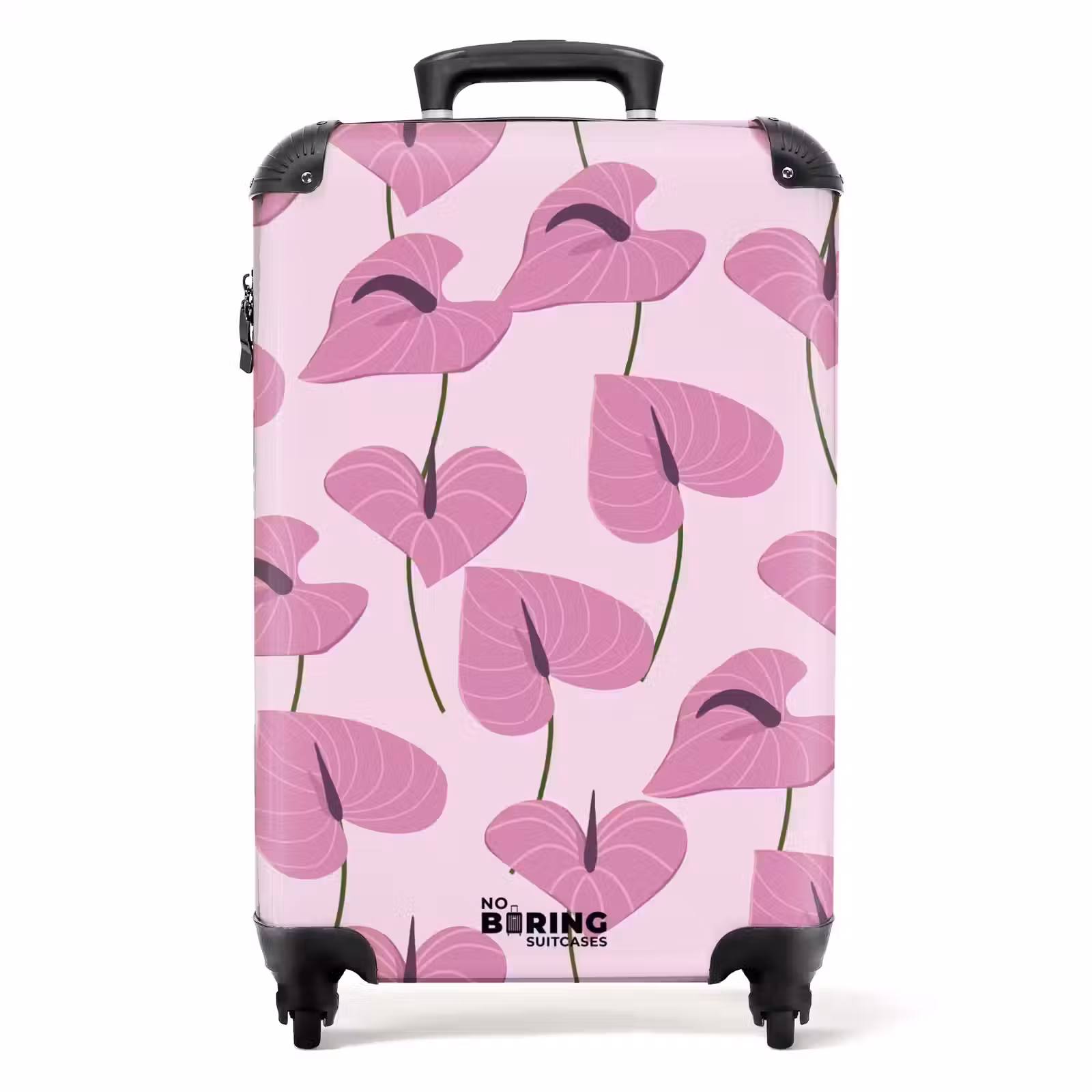 Koffer - Summer memories - Roze anthurium patroon — 1