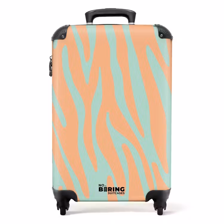 Koffer - Abstract - Oranje golven — 1
