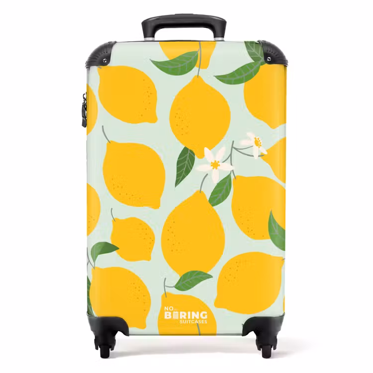 Koffer - Pastel fruit - Citroenen — 1