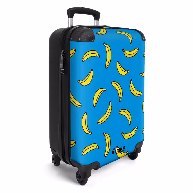 Koffer - Patronen - Bananen op blauw — 4