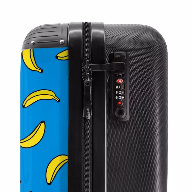 Koffer - Patronen - Bananen op blauw — 5