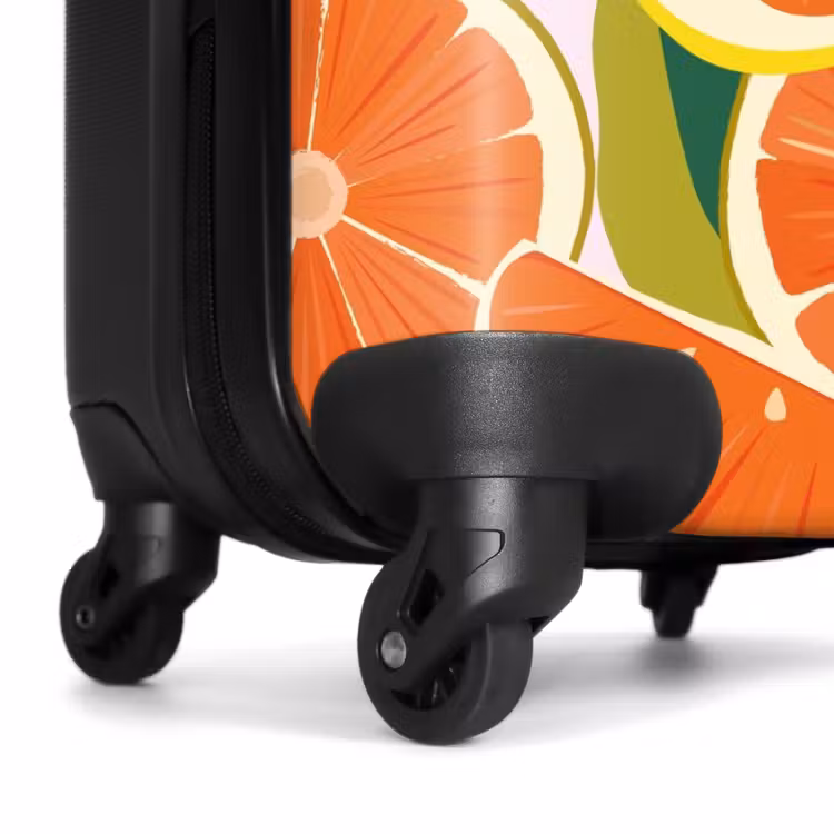 Koffer - Summer memories - Grapefruit op een roze achtergrond — 6