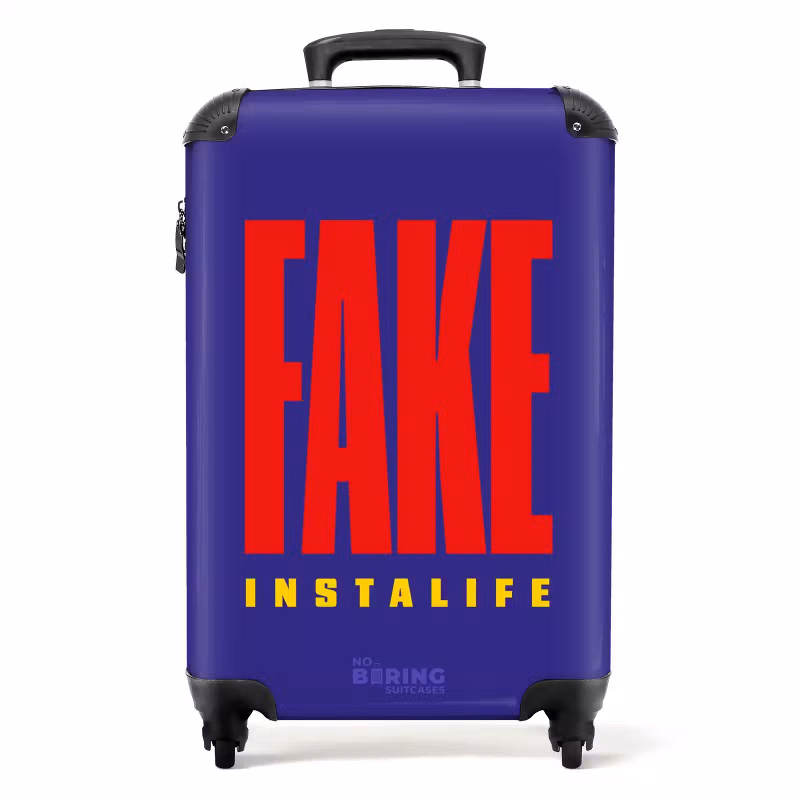 Koffer - Quotes - Fake instalife diep paars — 1