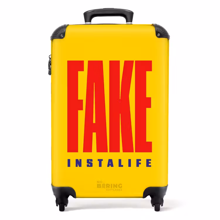 Koffer - Quotes - Fake instalife goudgeel — 1