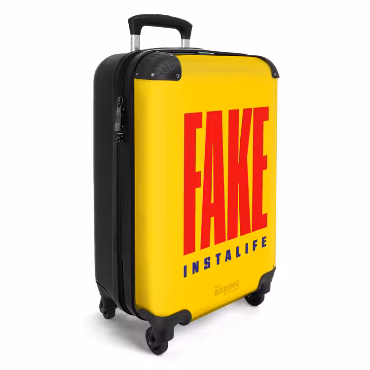 Koffer - Quotes - Fake instalife goudgeel — 4