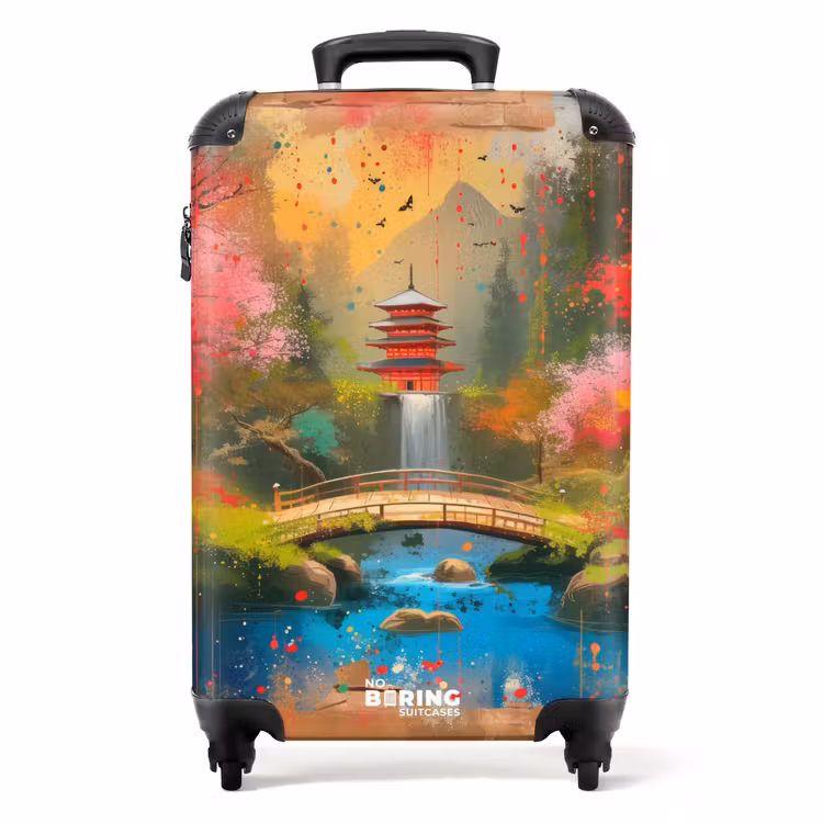 Koffer - Japanse tuin in graffiti stijl — 1