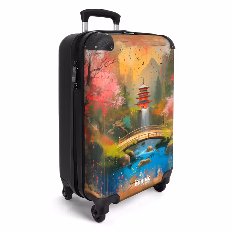 Koffer - Japanse tuin in graffiti stijl — 4