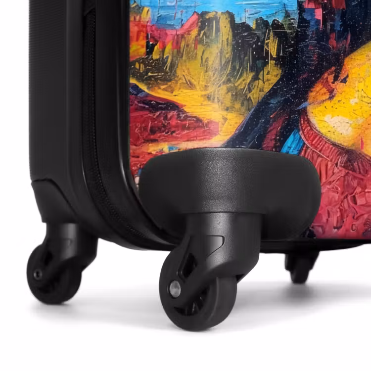 Koffer - Kleurrijke Mona Lisa in graffiti stijl — 6