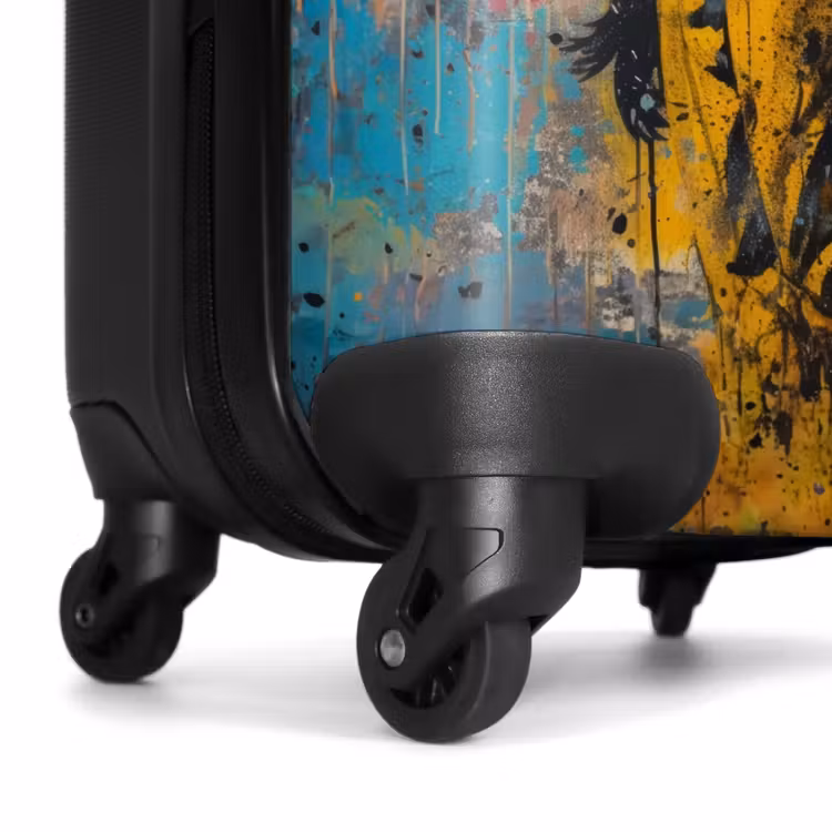 Koffer - Meisje met hartvormige ballon in graffiti stijl — 6