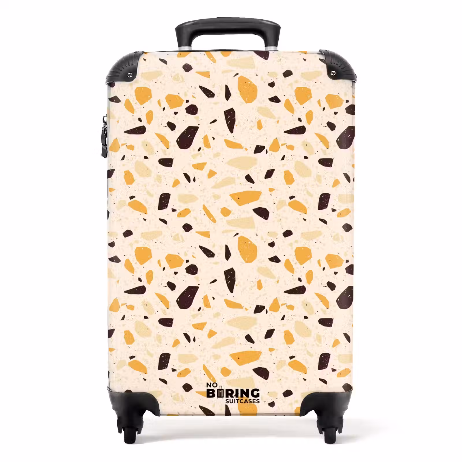Koffer - Terrazzo patroon geel — 1