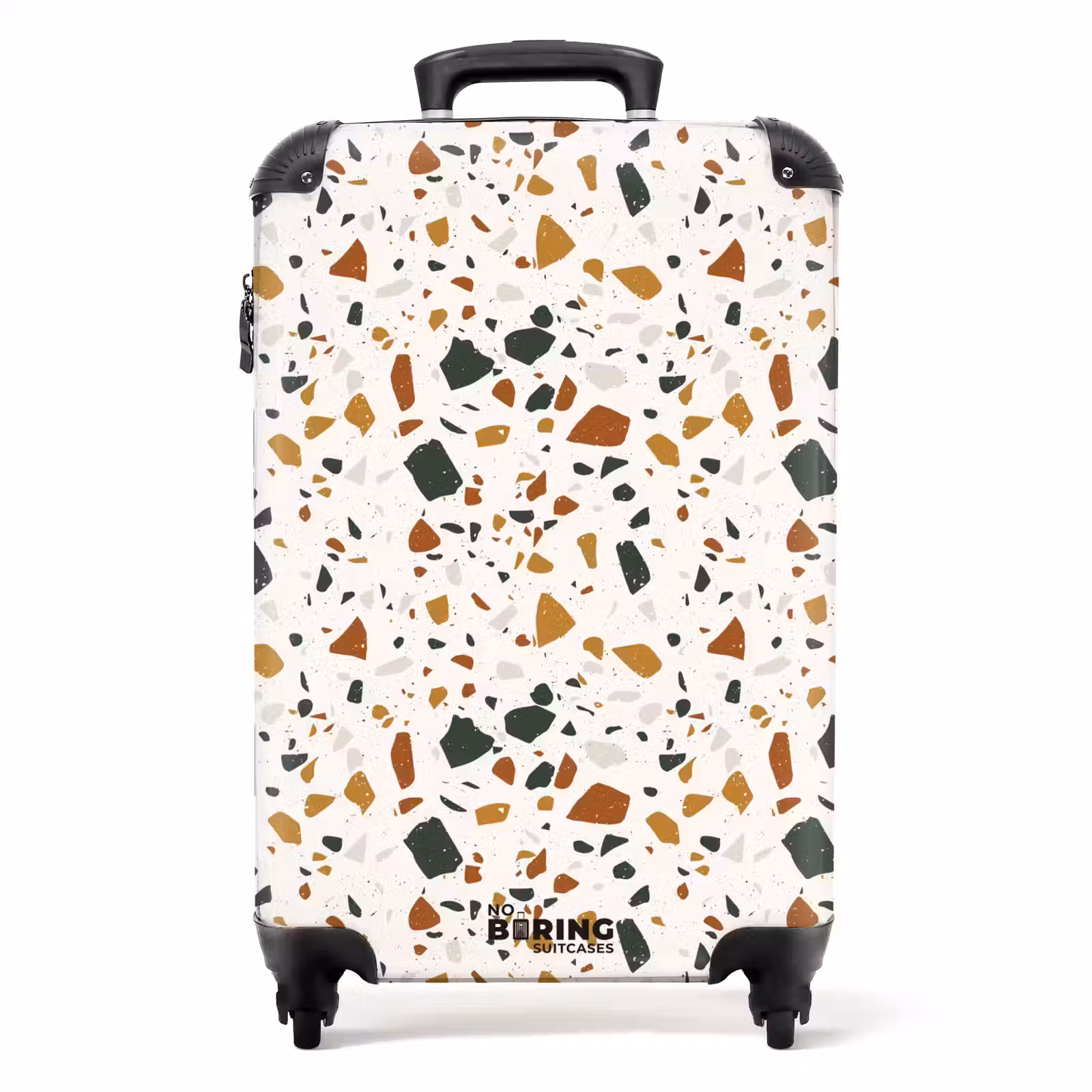 Koffer - Terrazzo patroon roest oker — 1