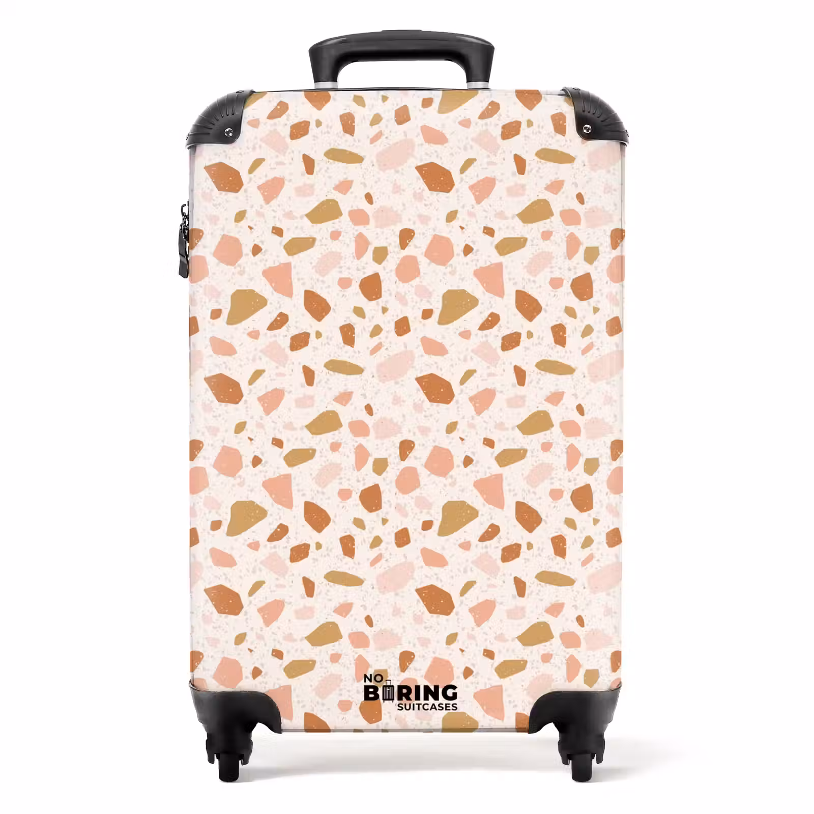 Koffer - Terrazzo patroon veelkleurig beige roze — 1