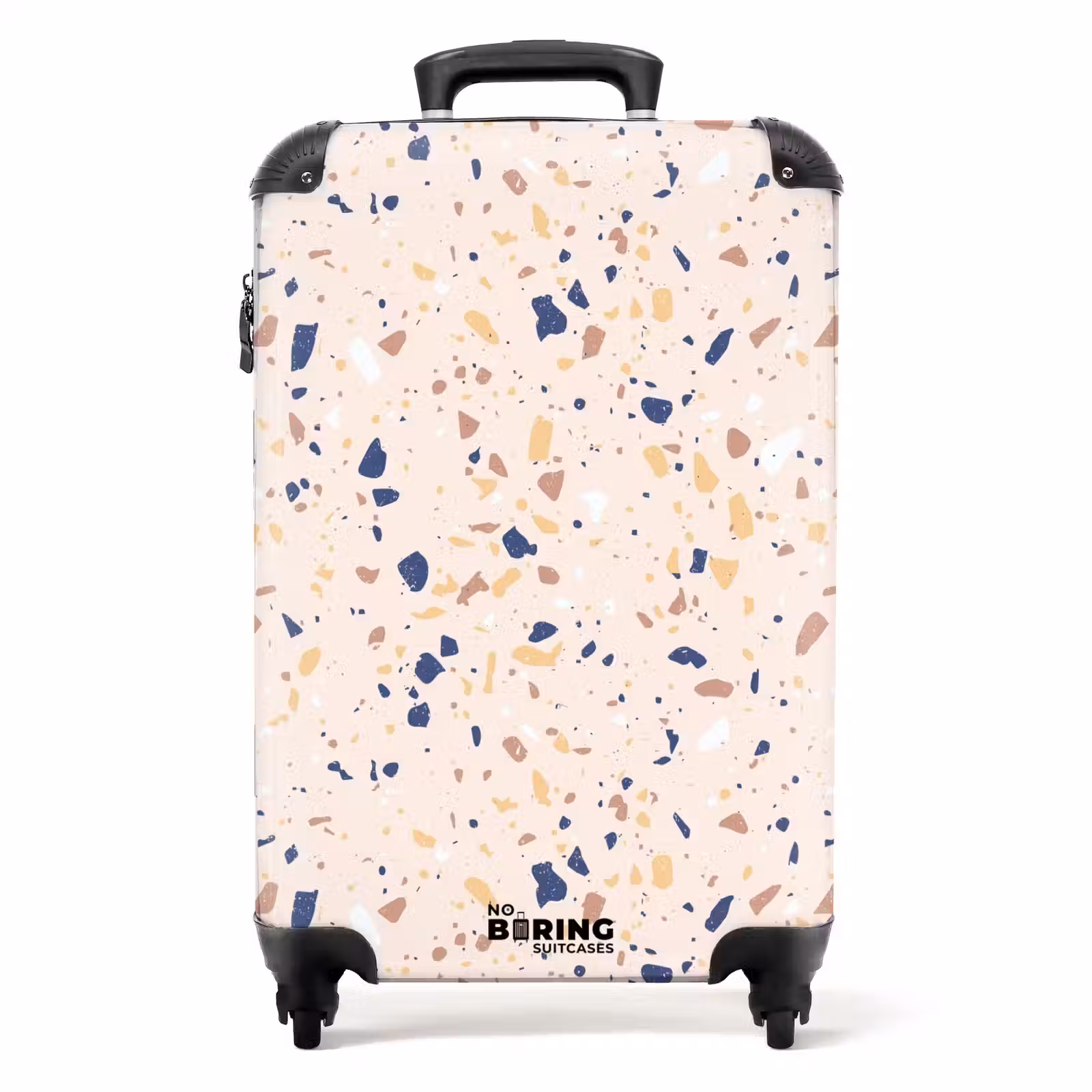 Koffer - Terrazzo patroon veelkleurig blauw — 1