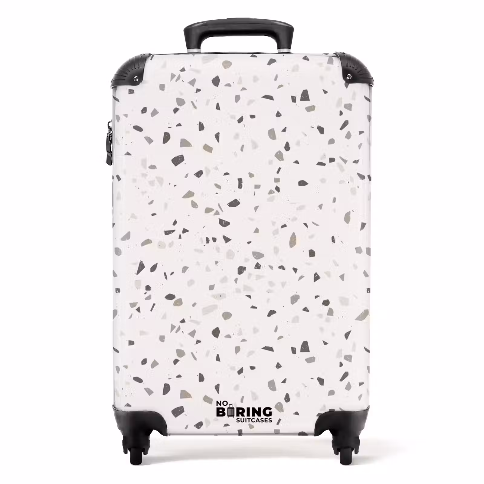 Koffer - Terrazzo patroon veelkleurig grijs — 1