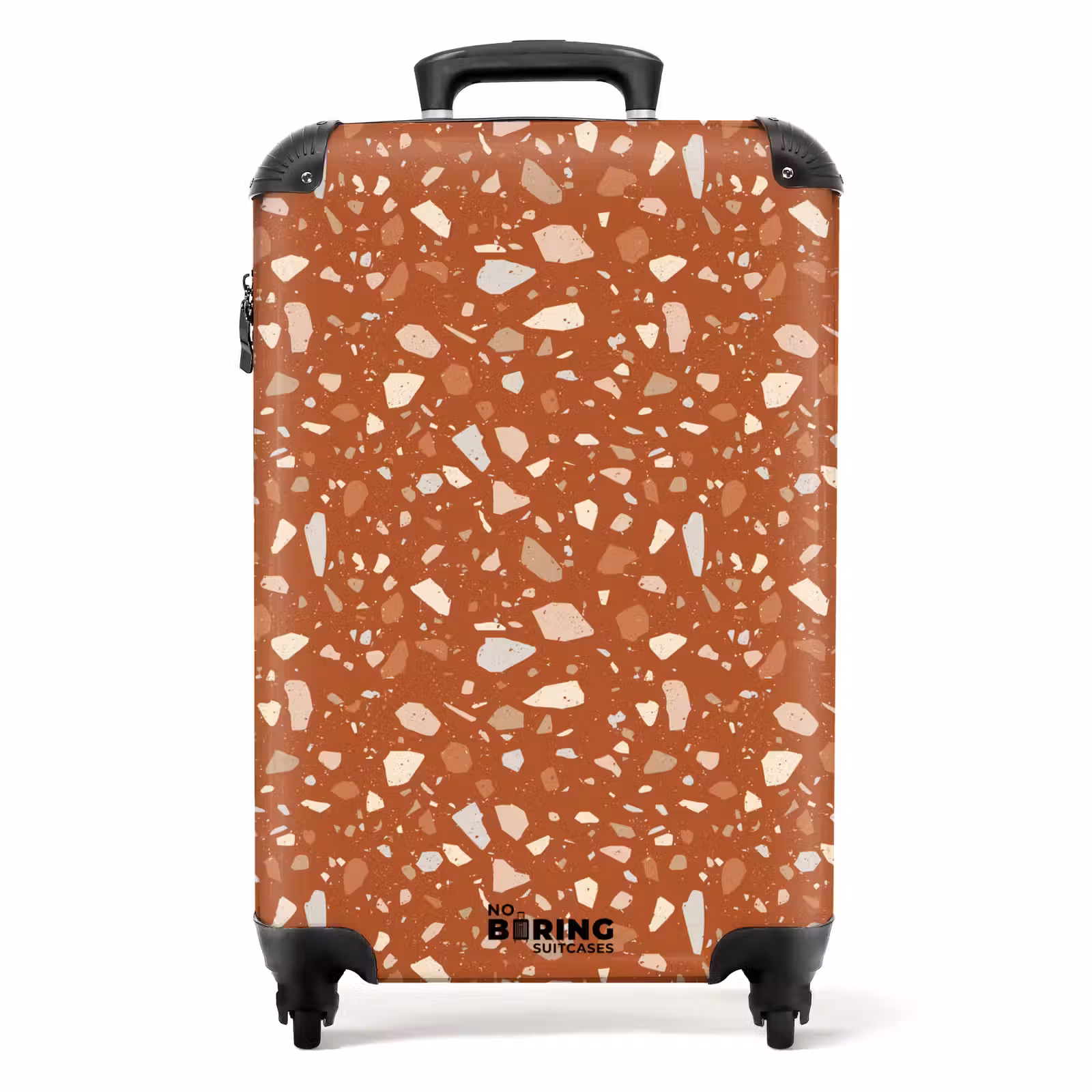 Koffer - Terrazzo patroon veelkleurig terracotta — 1