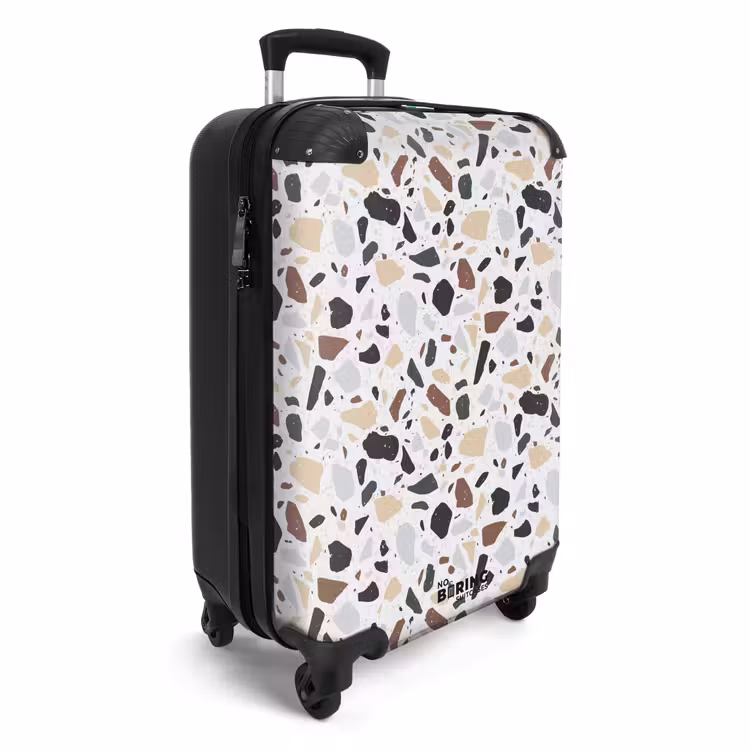 Koffer - Terrazzo natuurlijk kleurpatroon — 4